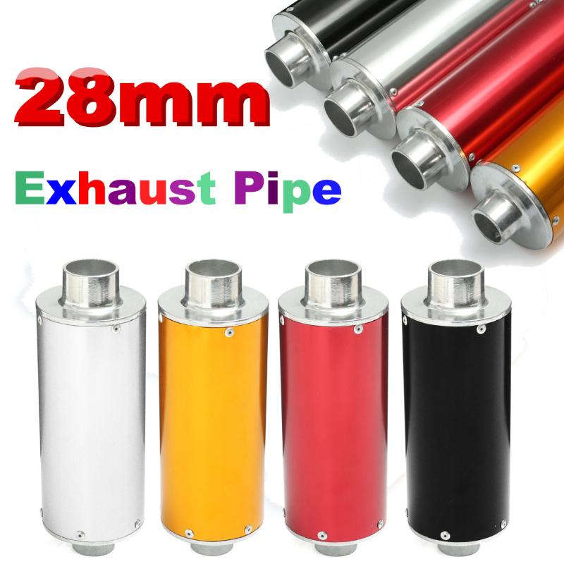 

Exhaust Pipe 28mm Pitbike Dirt Bike Decorate For 50cc 110cc 125cc 140cc