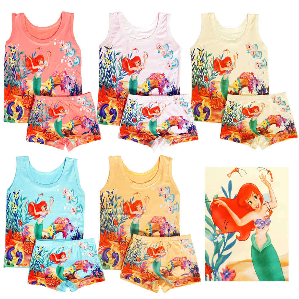 

Boys and girls vest set children's underwear two piece, Camo