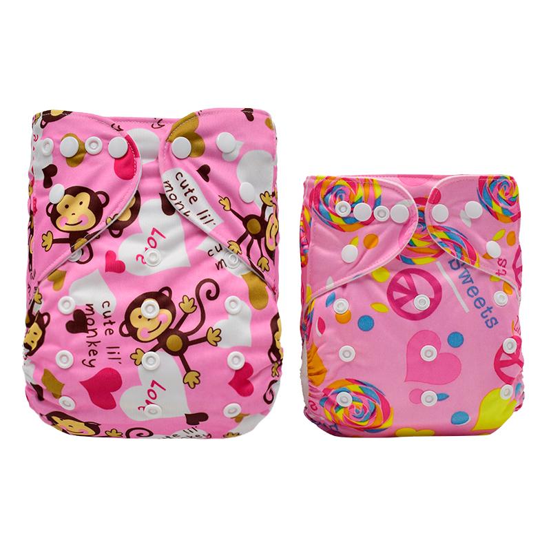 

[Mums] Children's Cloth Diaper Washable Adjustable Nappies Reusable Ecological Diapers Panties For Children15-25kg