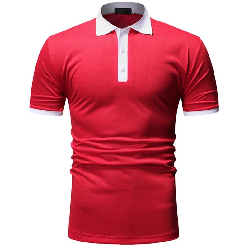 

Men's T-Shirts T Shirt Short Sleeve Tops Fashion Street Style Lapel, Dark gray