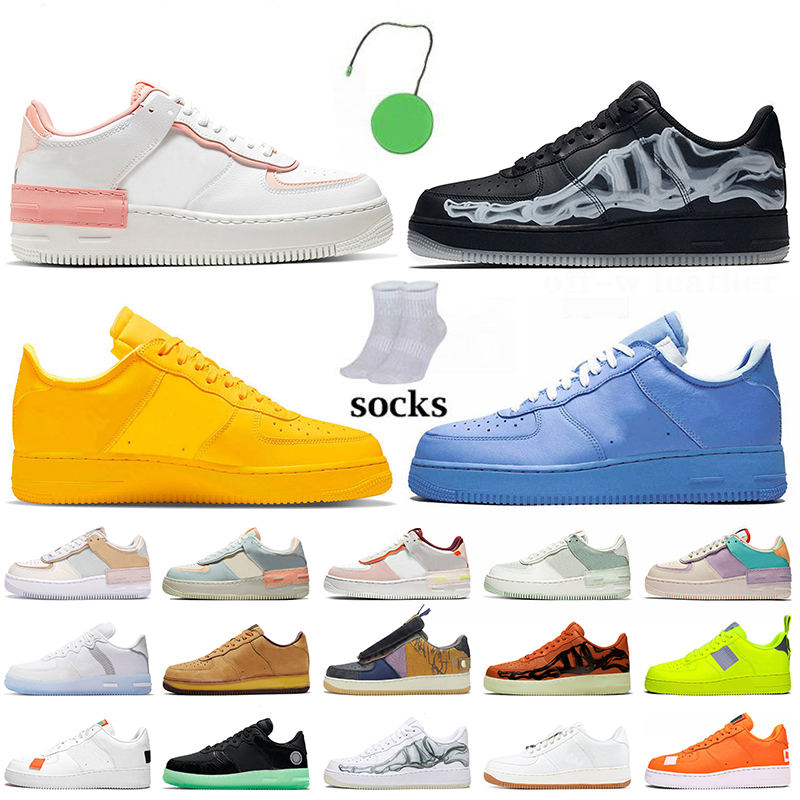 

2021 Plaform Sneakers Shadow Coral Pink Running Shoes Women Mens Skeleton Black White Orange Top Fashion Univeristy Gold MCA Blue Utility Sports Trainers Size 36-45, #42 36-45 mystic navy