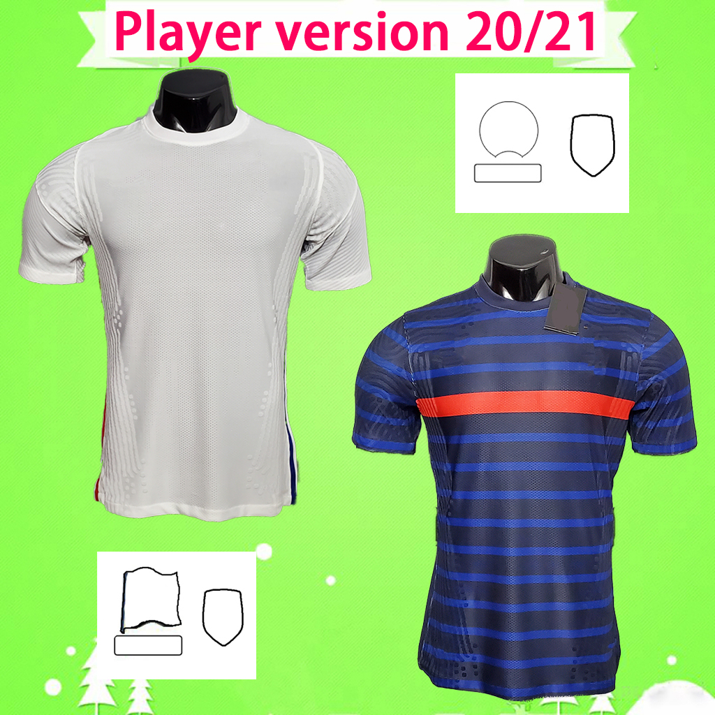 

Player version 2021 MBAPPE GRIEZMANN POGBA men 2 stars Soccer jersey white 20 21 Navy LEMAR 2022 football shirts maillot de foot home away national team top quality, 2020 2021 player version