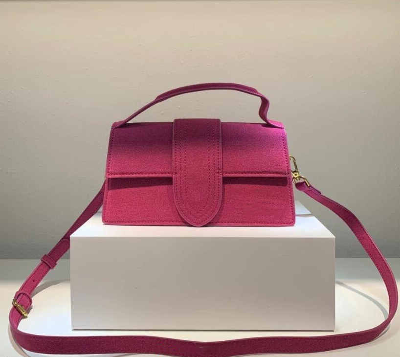 

2021 Fashion Women Designer Bags Luxury Small Crossbody Bag Top France Brand Purse Handbag Suede leather Shoulder Le Chiquito Long Lady Shopping Tote, White