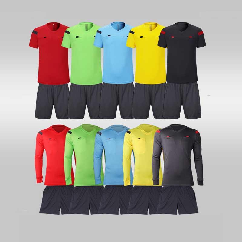 

Gym Clothing Football Light Board Referee Suit Jacket Equipment Male, T-shirt green