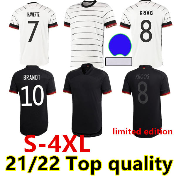 

Size: S-4XL 20 21 Germany limited edition Soccer Jerseys REUS Gundogan GNABRY WERNER KROOS KIMMICH maillot de foot football Sane Goretzka CAN HAVERTZ Muller MEN, 20/21 away limited edition