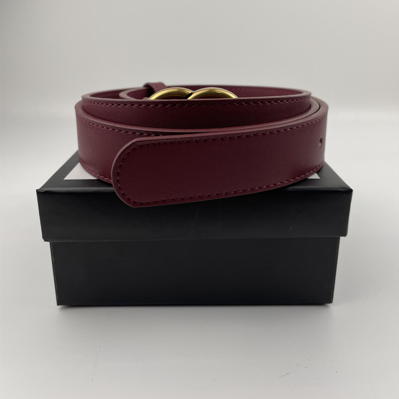 

21ss fashion luxury belt ladies waist width 2.8 cm 5-color brass buckle letters high quality belts box, With box 2.8cm