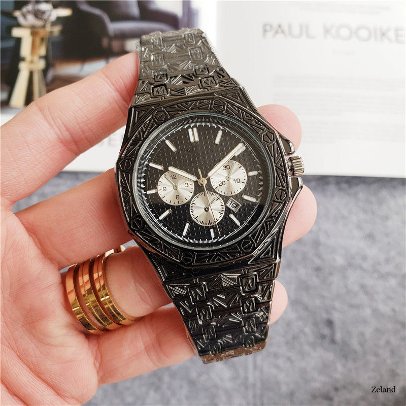 

Fashion Mens Watches Quartz Movement Casual Watch for Men Female Clock Vintage Carved Strap Looks Cool Analog Luminous Waterproof Wristwatch Montre De Luxe