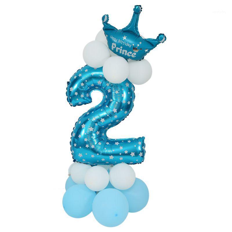 

Party Decoration Foil Balloon Number Latex Blue Huge Baby Shower Kids Birthday 2