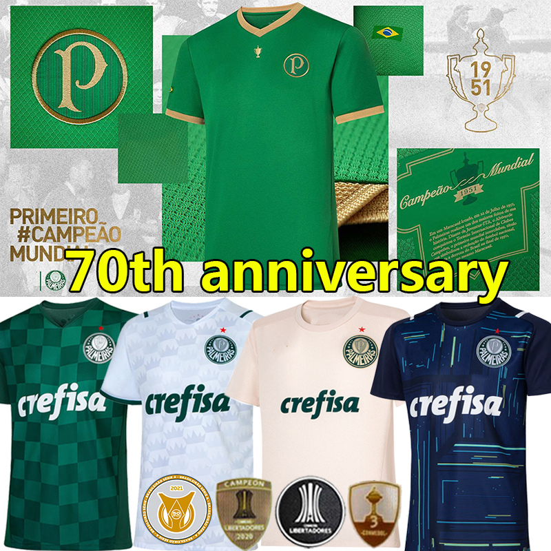 

21/22 palmeiras soccer jerseys 70th anniversary Libertadores finals 2021 2022 L. ADRIANO RAMIRES DUDO GOMEZ Veiga Willian Roni FELIPE MELO men+kids kit football shirt, 21-22 away