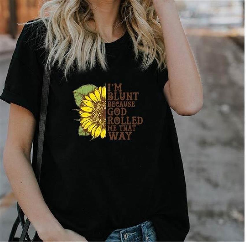 

Sunflower Print Short Sleeve Womens T Shirts O Neck Loose Fashion Tee Clothes Camisetas Mujer, White