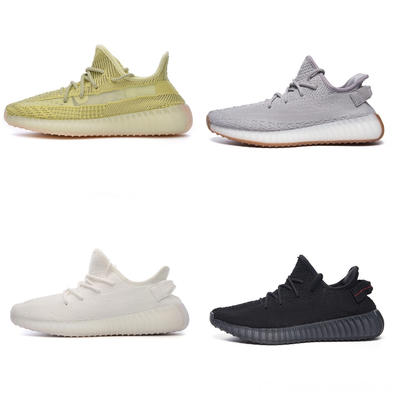 LcB5m reflective earth Oreo desert Shoes 350 350 zebra clay shoe KanyeWest vRunner RunningZyon Yecheil Black Static men women sports-image-699351162