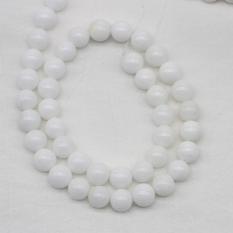 

Other 1strand/lot 4-12 Mm Natural Stone White Porcelain Jades Round Loose Spacer Beads For DIY Bracelet Jewelry Making Findings