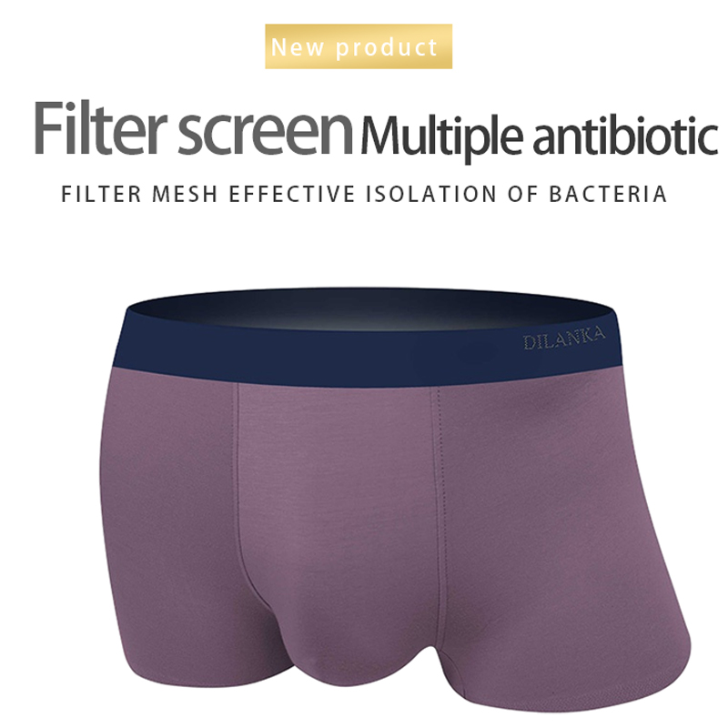 Men&#039;s modal Breathable underwear Ethika boxer pants summer thin style Soft breathable-ice silk Shorts Designers underwears-image-676342491