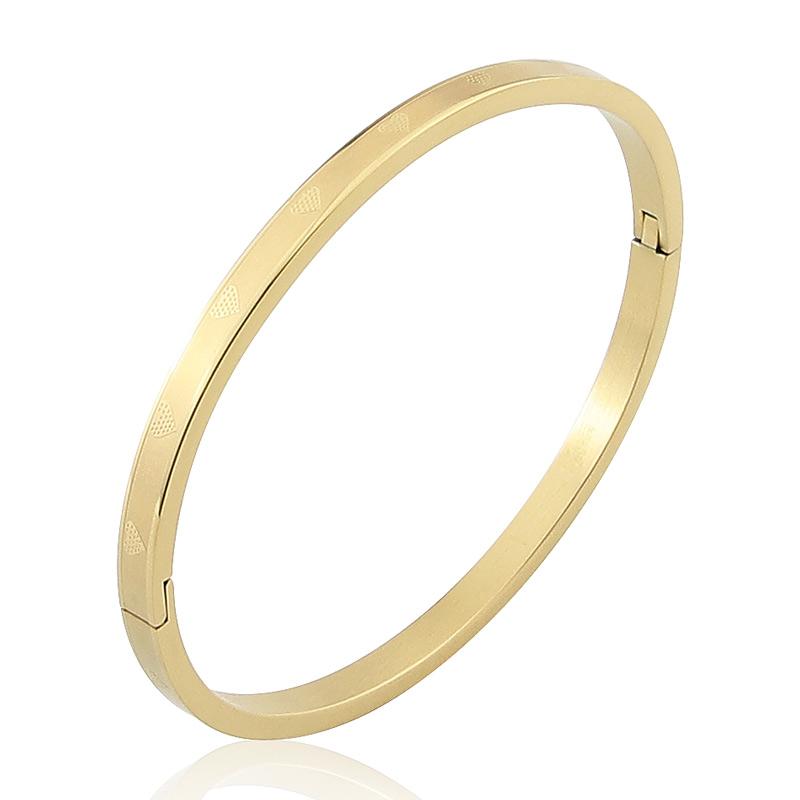 

Bangle Fashion Stainless Steel Jewelry Curve Graph For Woman Child Bracelet Party Gift Wholesale