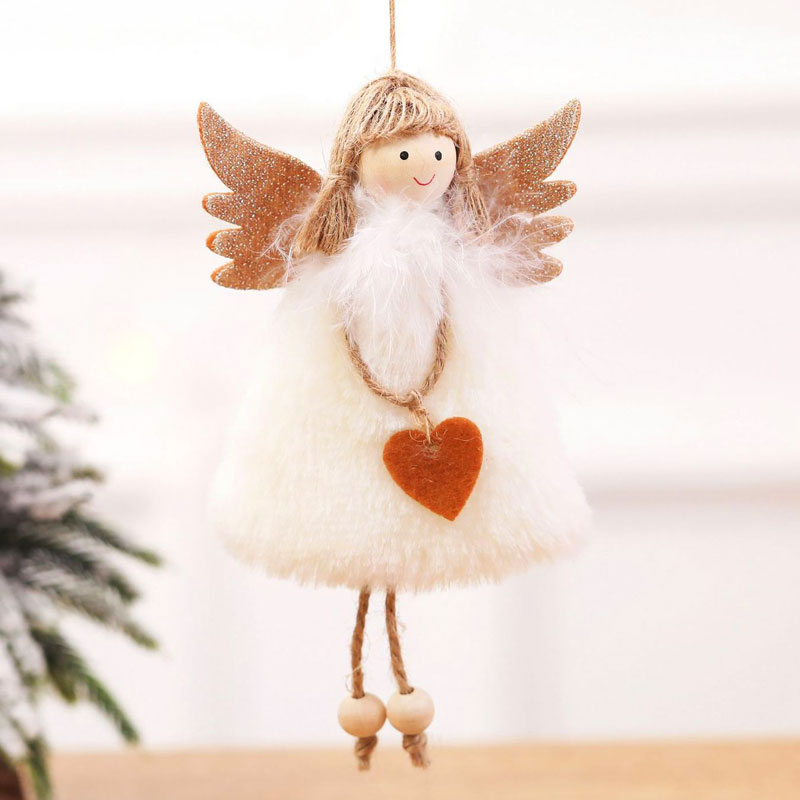 

New Year Latest Christmas Angel Dolls Cute Xmas Tree Ornament Noel Deco Christmas Decoration for Home Navidad Kid Gift