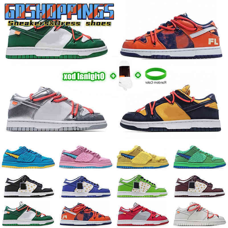 

[Bracelet+Socks+Original Box]SB Casual Shoes Sean Cliver Chunky grateful dead Men Trainers Women Skateboard Valentine Day Bears, Bubble wrap packaging