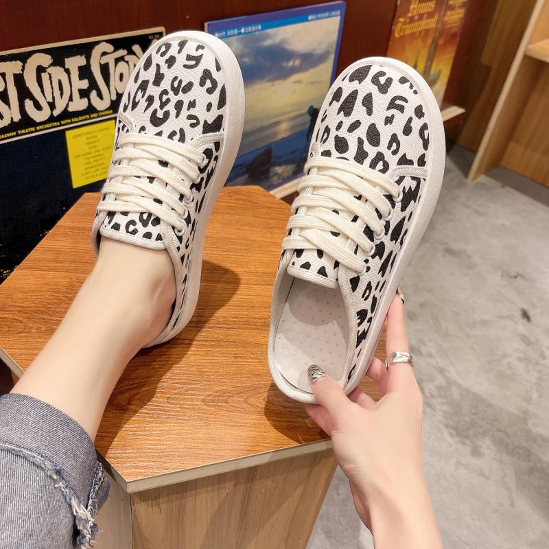 

Slippers 2021 Women's Sneakers Fashion Sling-heel Flat Sequins Trendy Shoes Casual Without Laces, Black