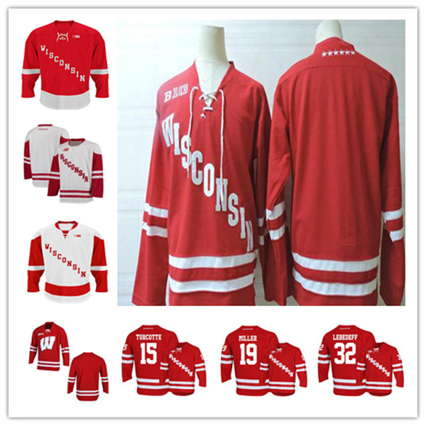 

Custom Wisconsin Badgers College Hockey Jersey Cole Caufield Brock Dylan Holloway Mike Eaves Ryan McDonagh Corson Ceulemans Tarek Baker Roman Ahcan Jack Gorniak, Man white-1