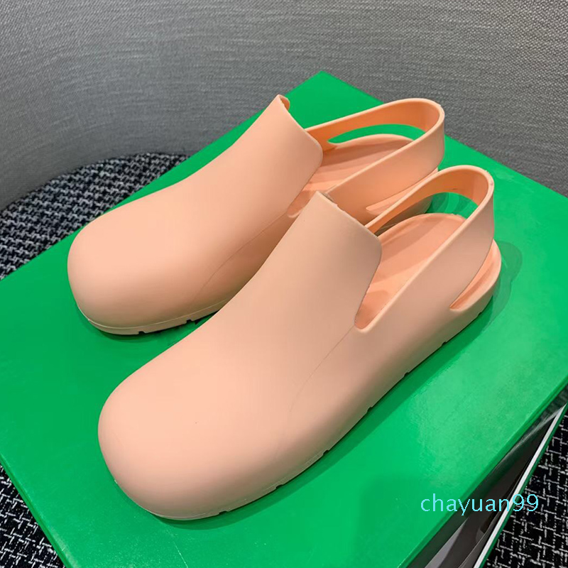 

summer Luxury women sandal Slippers Big head Novelty Beach slides shoes Foam Runner lady casual Womens shoe Flat Moccasins Slipper 2021, Grey
