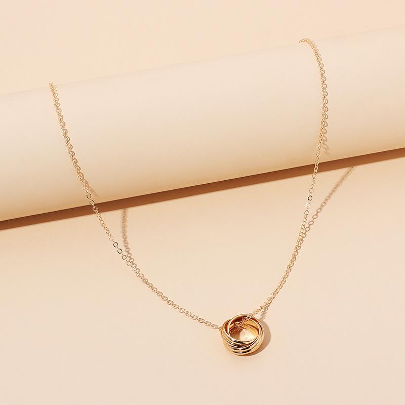 

Pendant Necklaces Women Necklace Hip-hop Geometric Brand Design Sense Simple Clavicle Chain Jewelry Accessories Birthday Gifts