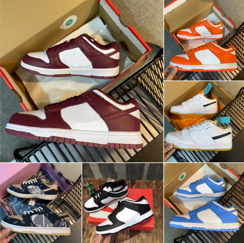 

2022 designer running shoes womens mens Low Pro QS single and double hook cashew flower ice cream sneakers brand leather topSenakers Luxury Trainers size 36-46 05, 30