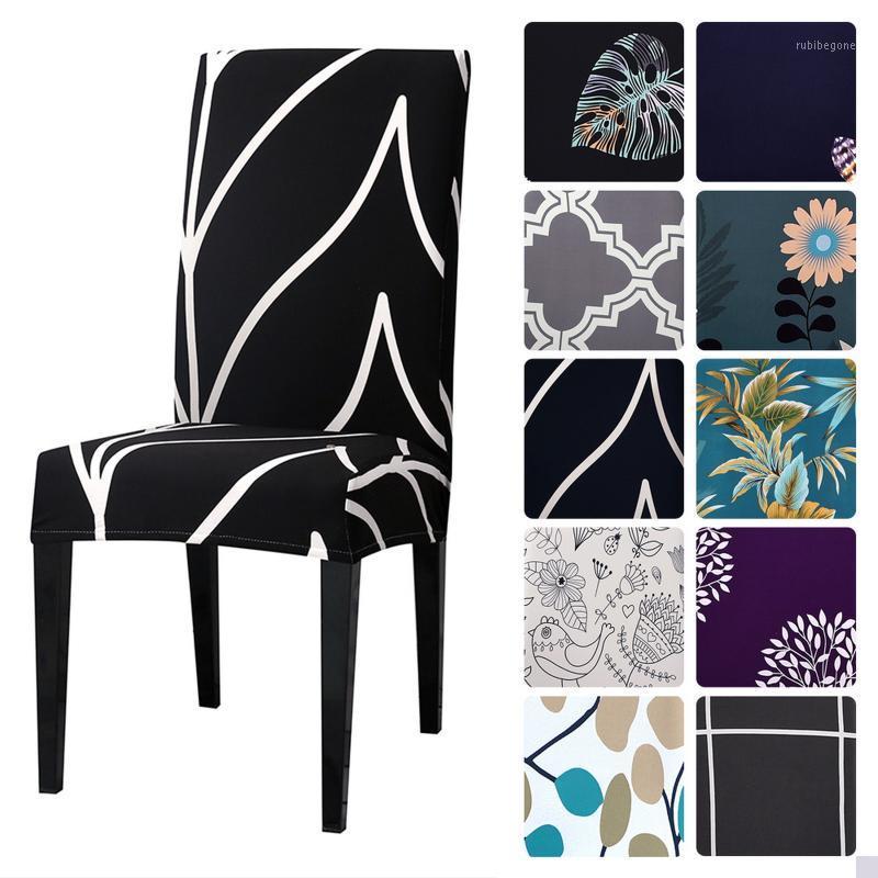 

Removable Anti-dirty Seat Chair Cover Spandex Stretch Elastic Dining For Banquet Wedding Restaurant El Slipcover Covers