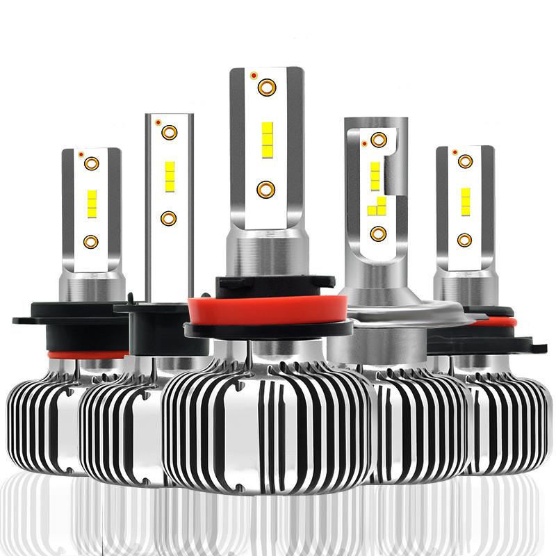 

Car Headlights F40B Led 1860 Lamp Beads CSP Chip Fanless Aluminum Body Heat Dissipation Lights 20W