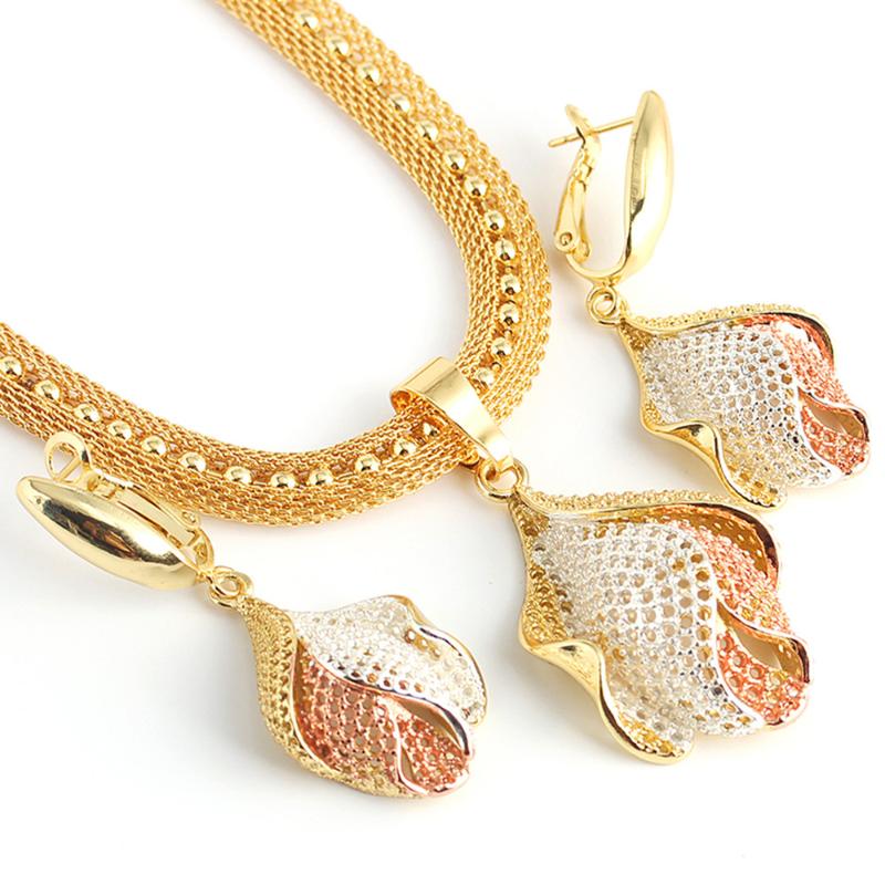 

Earrings & Necklace 2022 Fashion Women Jewelry Sets Bohemian Irregular Bracelet Weddings Bridal Party Set Christmas Gifts, Silver