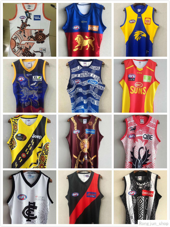 

Rugby Jerseys 2021 Fremantle Dockers Richmond Tigers Giants Cats Essendon Tasmania Coast Lions 20 21 AFL jersey League shirt vest