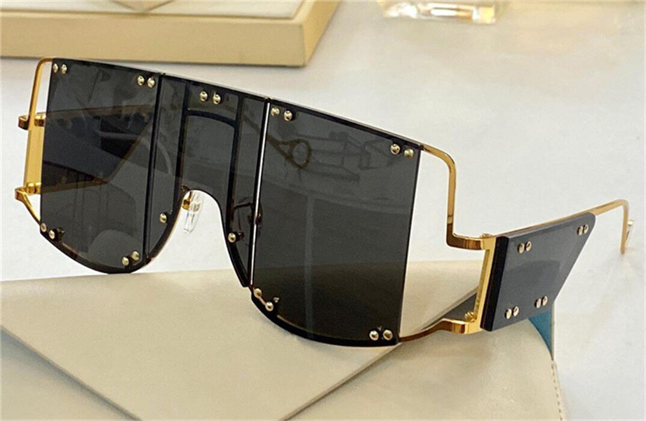

fashion trendy sunglasses 100103 special design large frame protection square goggle top quality light color decorative eyewear