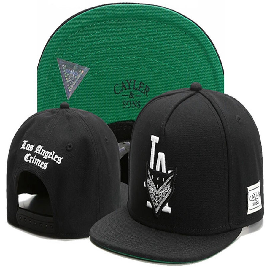 

Brand Unisex Cayler & Sons Los Angeles Crimes LA letter Baseball Caps Snapback Hats Gorras Casquette Outdoor Casual Sport Sunhats
