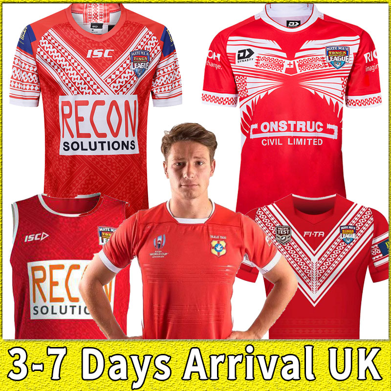

2019 Tonga City RUGBY LEAGUE JERSEY national team rugby Home court Away game 17 19 League shirt top uniform Children's clothing POLO vest T-shirt top uniform