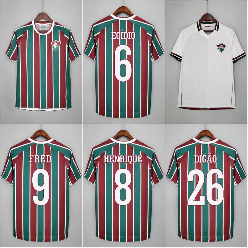 

2021/22 Fluminense Soccer Jersey 2022 #8 HENRIQUE #9 FRED Uniform Mens #10 PHGANSO M.PAULO NINO Football Shirt, Black;yellow