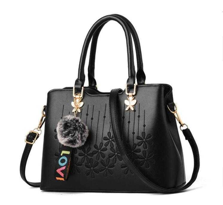 

CLASSIC FLOWER HBP Women Handbags Patchwork Handbag Ladies Hand Bags Crossbody For lady Tote Bag black color, Red