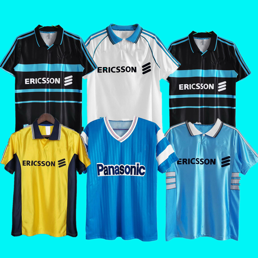 

1998 1999 2000 Marseille Retro Olympique de Soccer Jersey 90 91 92 93 11 12 PIRES MAURICE BLANCA RAVANELLI LA PENA GALLAS CLASSIC Vintage Football Shirt, 98/99