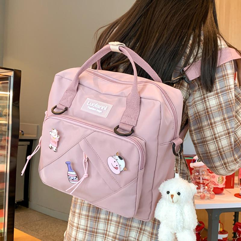 

Backpack DIEHE Lovely Multifunctional Backpacks For School Teenagers Girls Portable Travel Bag Female Schoolbag Buckle Women, 95