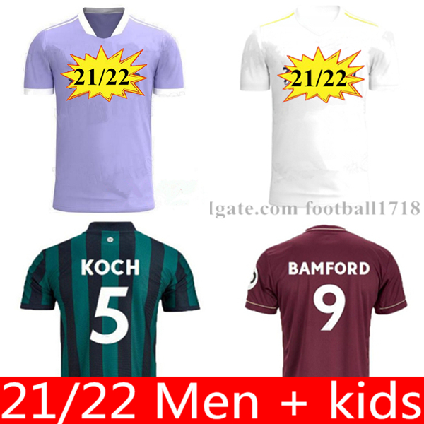 

Leeds soccer jersey 20 21 22 United T ROBERTS HARRISON HERNANDEZ COSTA BAMFORD ALIOSKI CLARKE 20212022 football shirt uniforms Men Kids kit