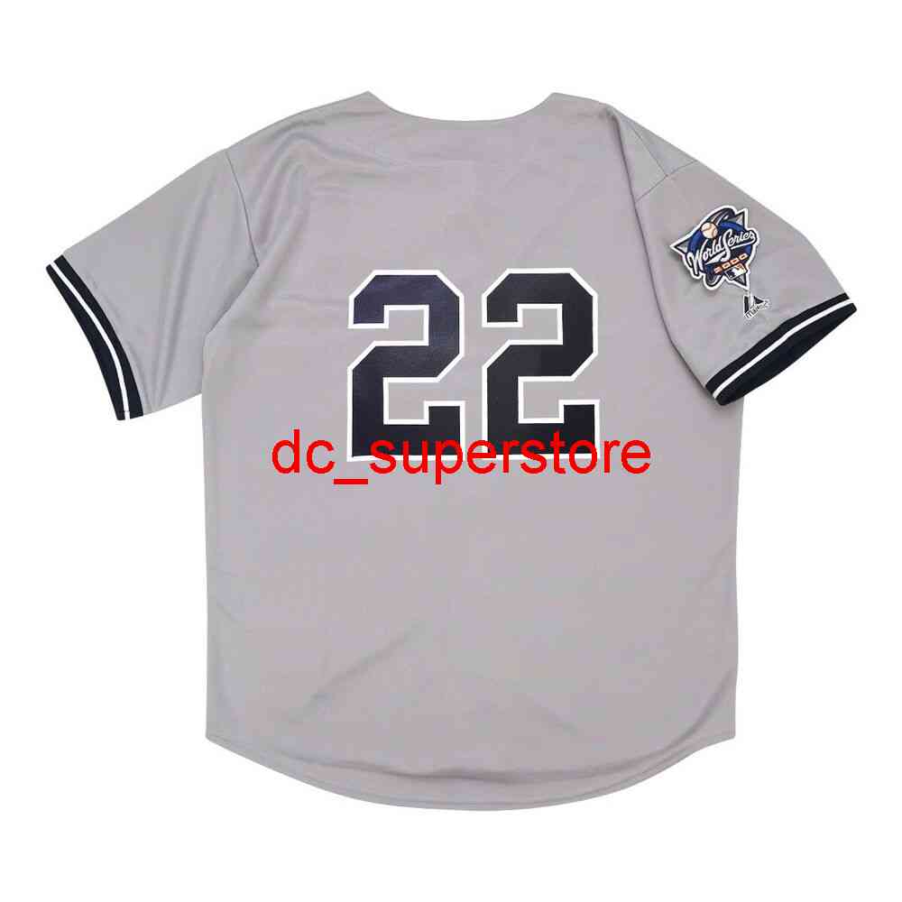 

Custom sewing Roger Clemens 2000 New York World Series Road Jersey Men Women Youth Baseball Jersey XS-6XL, Black