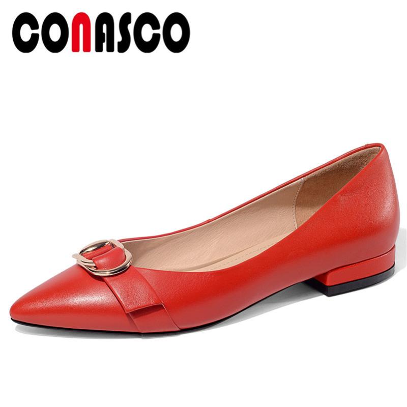 

1Fashion Women Basic Pumps Spring Autumn Metal Buckle Decoration Square Heels Shoes Woman Pointed Toe Office Lady Dress, Black