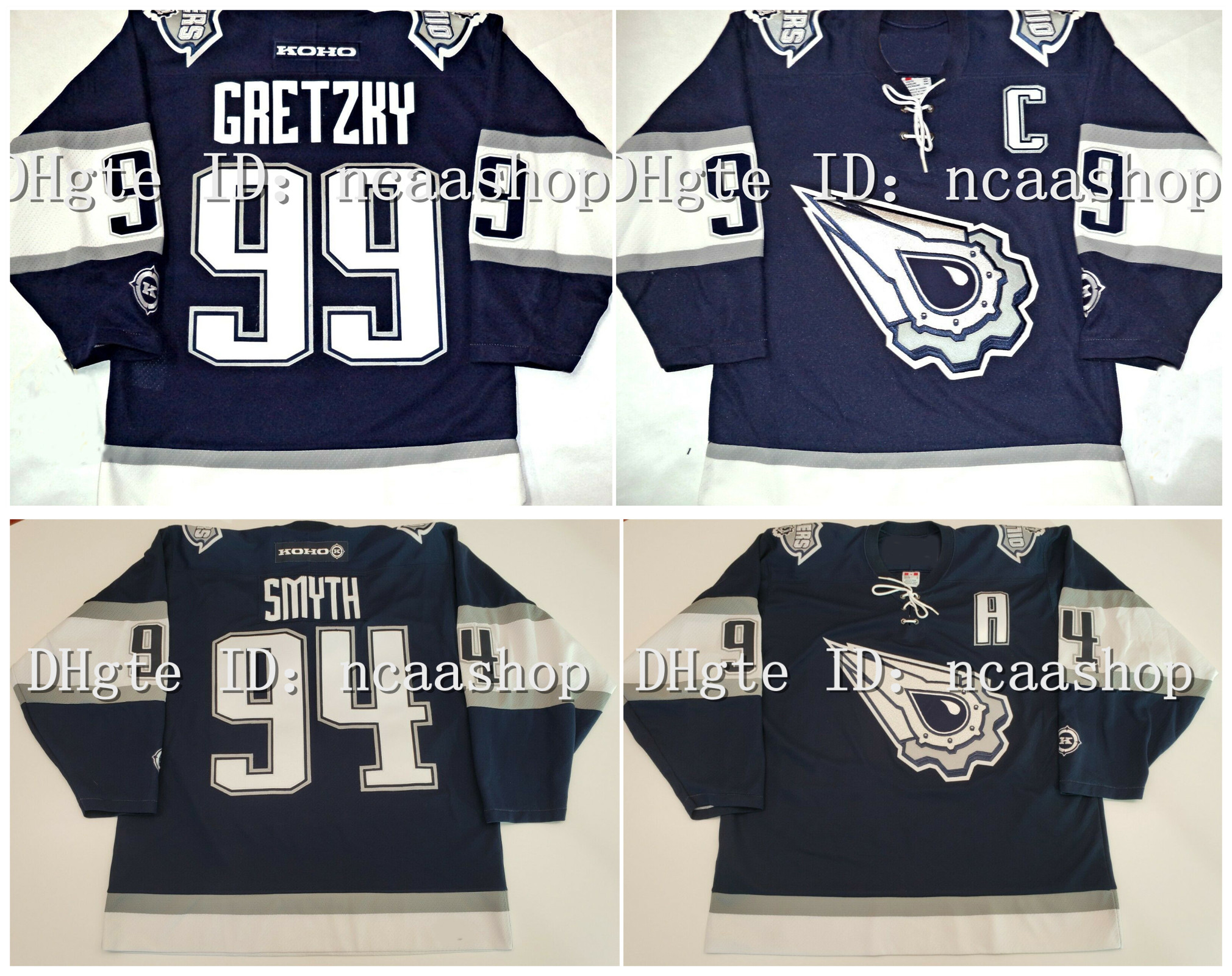 

2001 Vintage Edmonton Oilers Koho Jersey 94 Ryan Smyth 97 Connor McDavid 99 WAYNE GRETZKY 89 Mike Comrie 100% Stitching Custom Retro College Hockey Jerseys, As pic