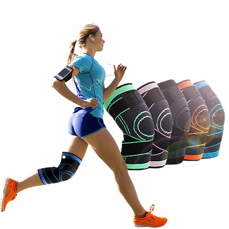 

Elbow & Knee Pads 1Pcs Unisex Sports Compression Joint Relief Arthritis Running Fitness Elastic Bandage Basketball Volleyball, Black;gray