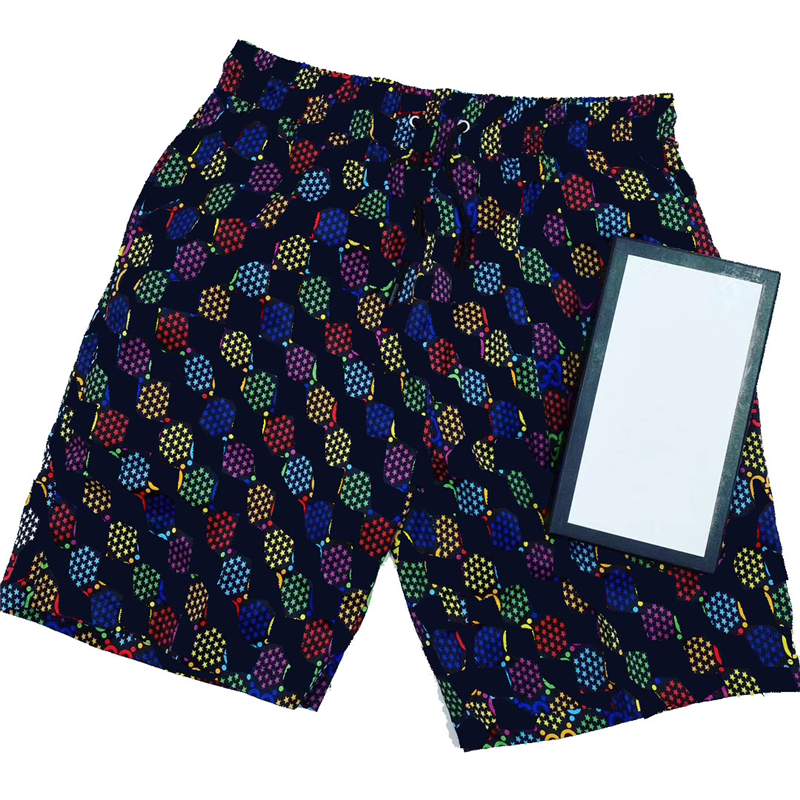 

Vintage Letters Shorts Swimwear Mens Summer Casual Beach Pants Tide Cotton Board Short Breathable Dry Quickly Surfing Swim Trunks