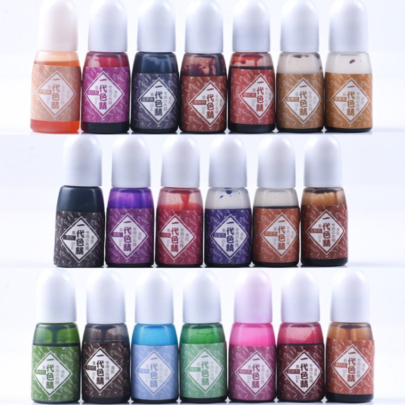 Uv Hars Pigment Diy Epoxyresis Ambects 20 Colors High concentration Color Sierra Maken Ink Painting Effect Findings Transp-image-691920660
