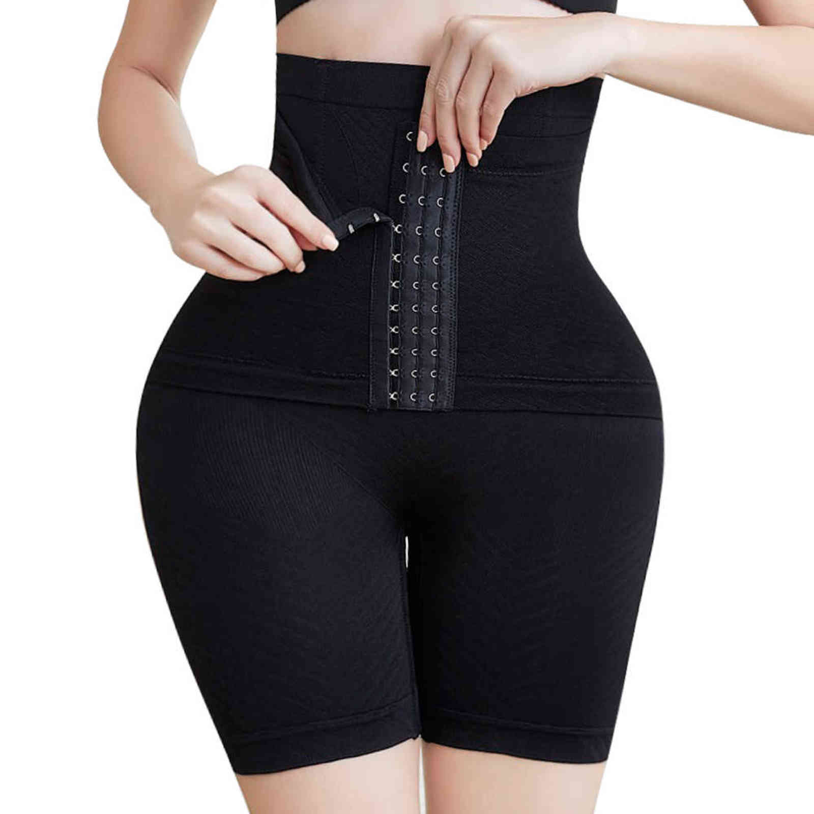 

Waist Trainer Butt Lifter Women Shapewear Tummy Control Panties Slimming Underwear Body Shaper High Waist Girdle 211029, Beige