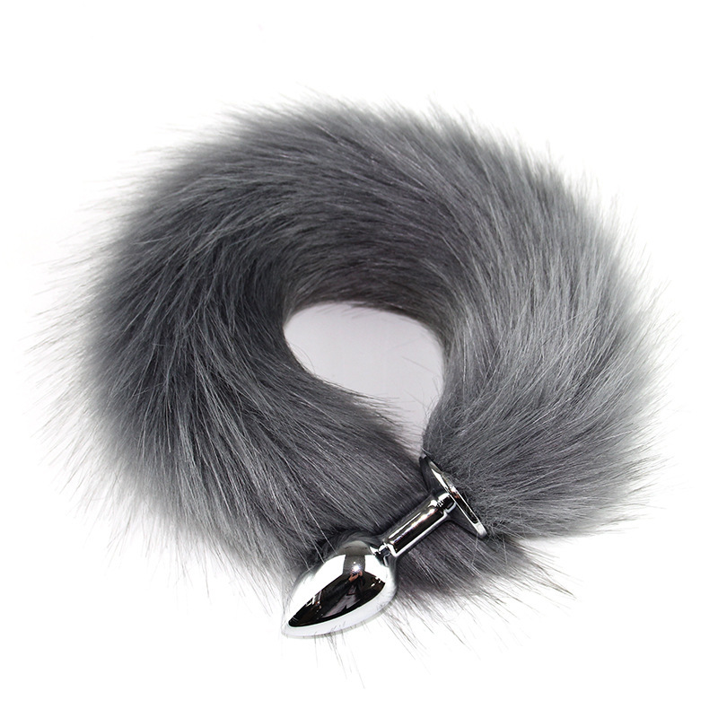 Sexy Fox Métal Butt Plug Queue 4 Couleurs Anal Butplug Queue Masseur De La Prostate Butt Plug Pour Couple Cosplay Femelle Queue Anal Expander X04
