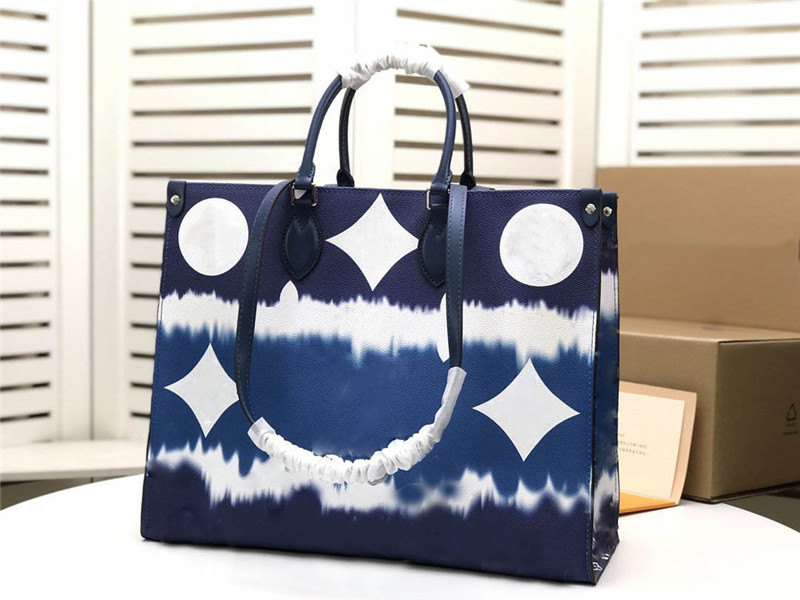 

Designer Bags Luxury Handbag Escal on The Go GM Tote Bag Shoulder Bags Blue M45120 ONTHEGO High Capacity Storage Bag Size: 42*34*19CM, Don´t pay it