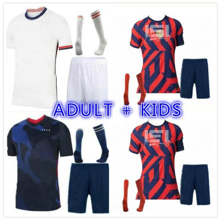 

men+kids kit 2021 United States soccer jerseys 21 22 YEDLIN BRADLEY national team WOOD DEMPSEY ALTIDORE USMNT Football Shirt, Black;yellow