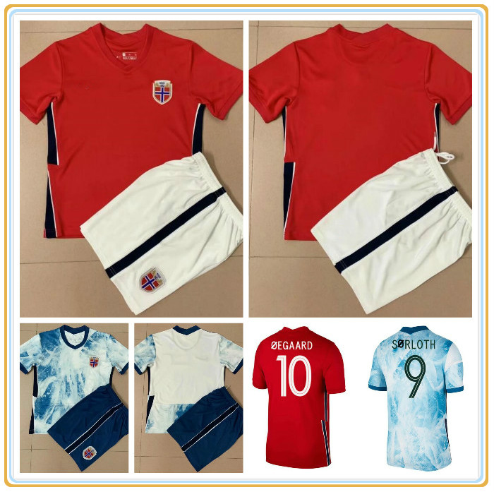 

20 21 22 adult kids Soccer Jerseys 2021 2022 noruega Haaland Ãdegaard Berge King camisetas de fÃºtbol national team Football Uniforms thailand, Black;yellow