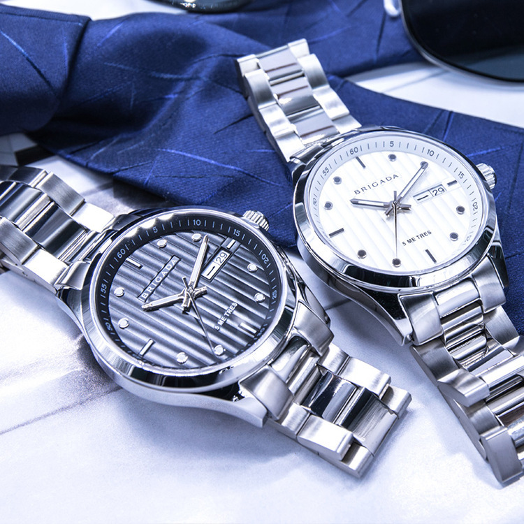 

Watch Aiersh / Elshi Geneva Dial Small Three Pin Design Men's Mechanical, Slivery;brown