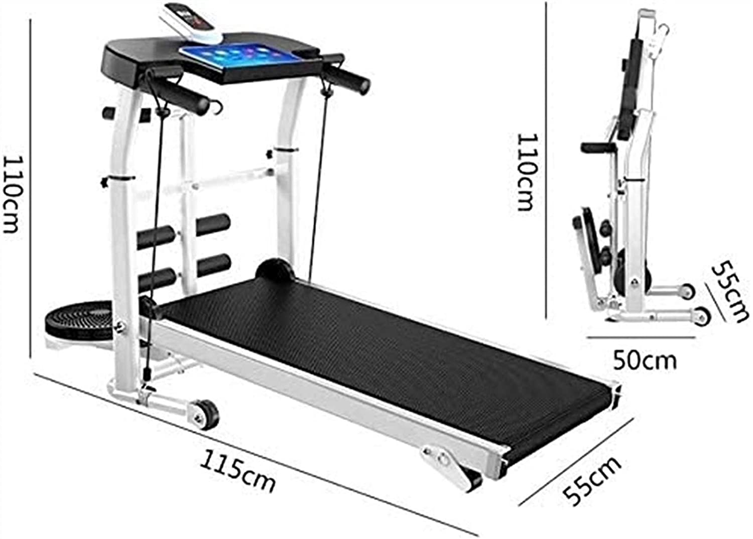 

EU stock professional 4 in 1 multifunctional quiet walking Machine treadmill
